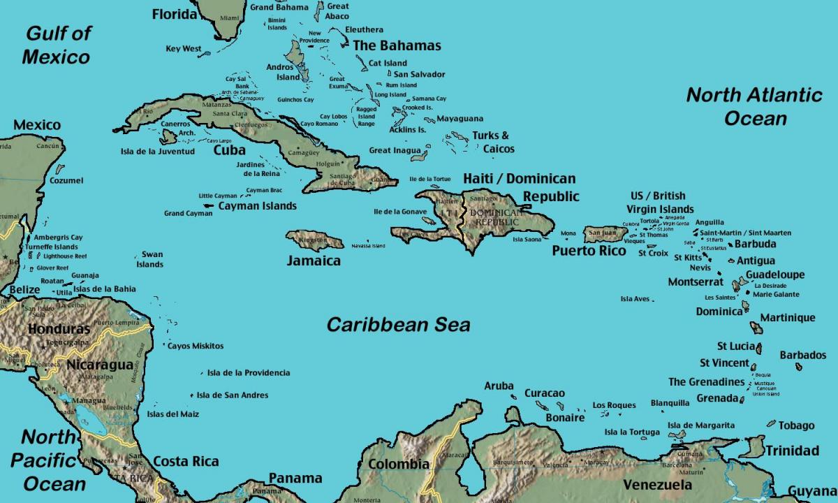 illas fóra de venezuela mapa