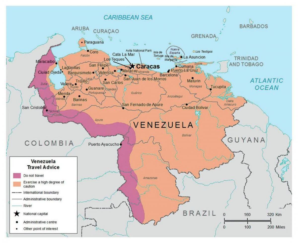 venezuela en mapa