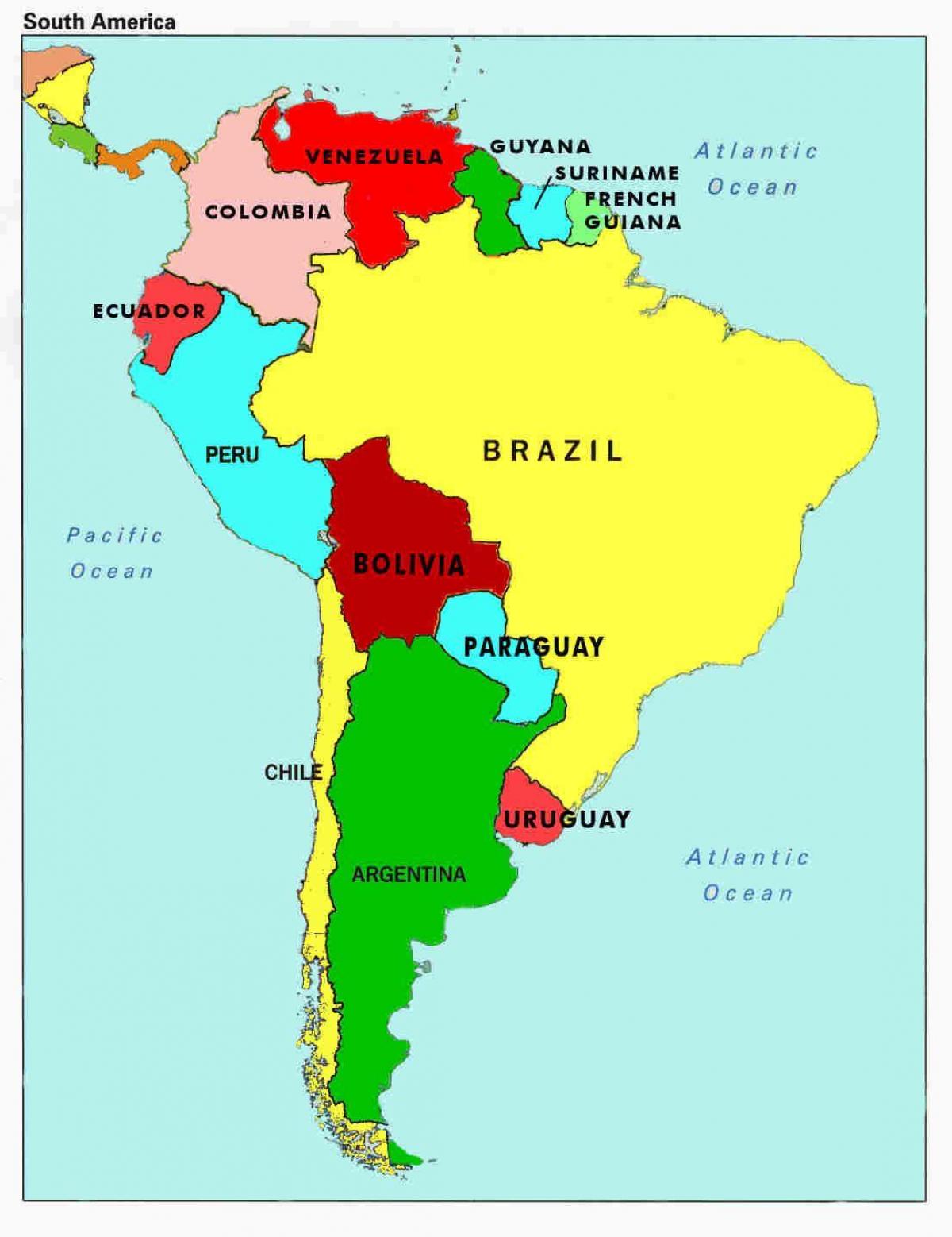 Venezuela País Mapa 