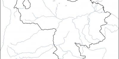 Venezuela en branco mapa