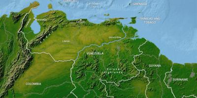Mapa de venezuela xeografía